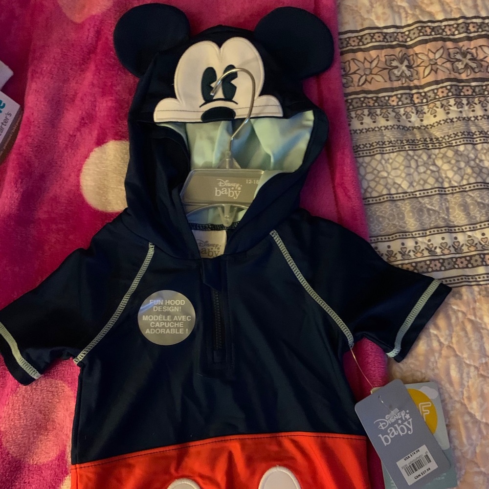 Boys Mickey swim top